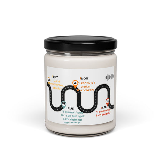 Scented Soy Candle | Formula 1 candle | f1 gift | Candle for f1 fan | Scented Candle gift | Funny gift | Gift for boyfriend | funny f1 gift