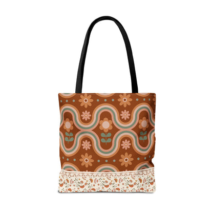 Tote Bag| Gift bag| Gift for her| Unique gift idea| Floral bag| Designed tote bag|Personalized tote| Gift for fashion lovers|