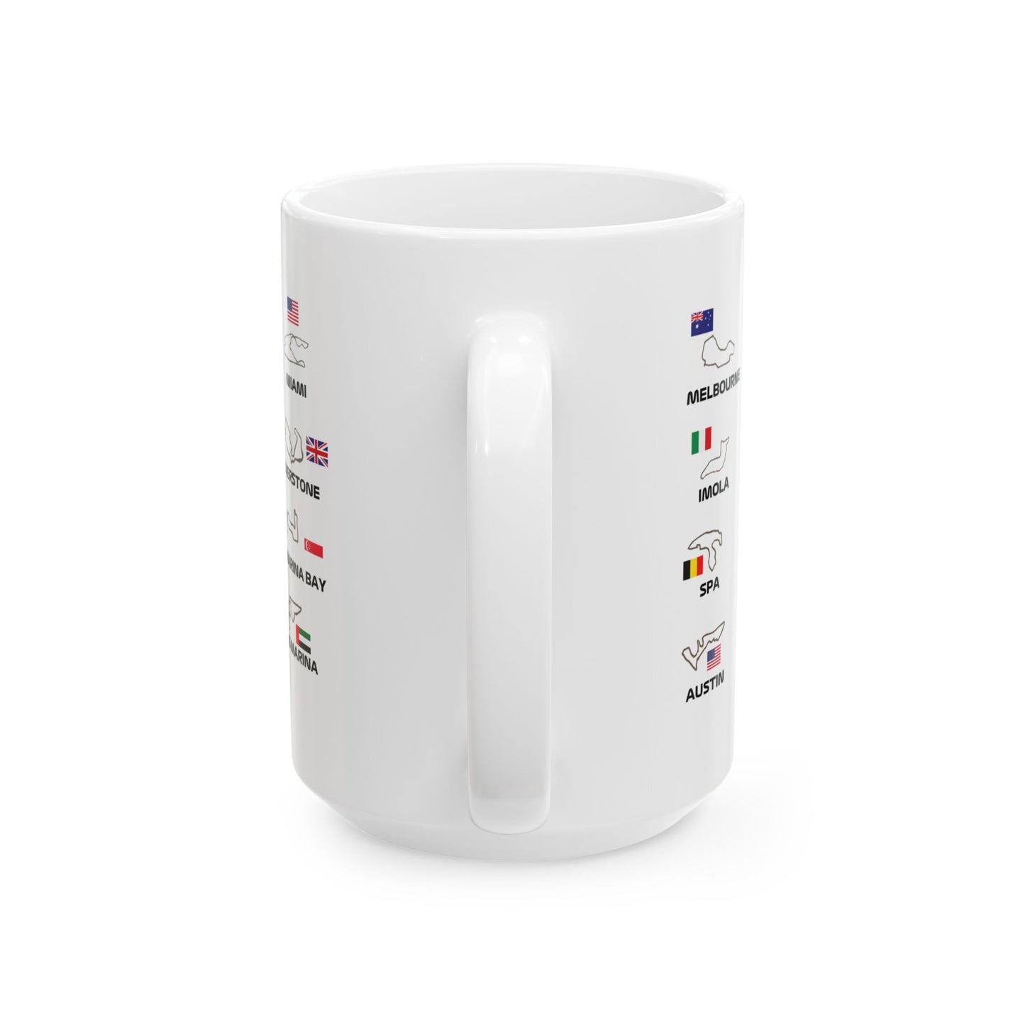 F1 Ceramic Mug| F1 Circuit Map Mug| Formula 1 Gift for Him| F1 Lover Gift| F1 Race Tracks 2025| Formula 1 Fan Merchandise| F1 Gift Idea