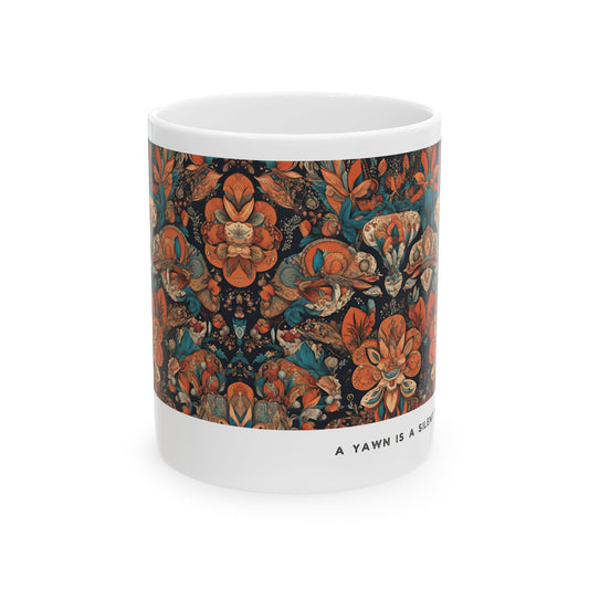 Ceramic Mug | Funny mug | Gift for coffee lovers | Coffee mug | Oriental design | Birthday mug | Holiday gift
