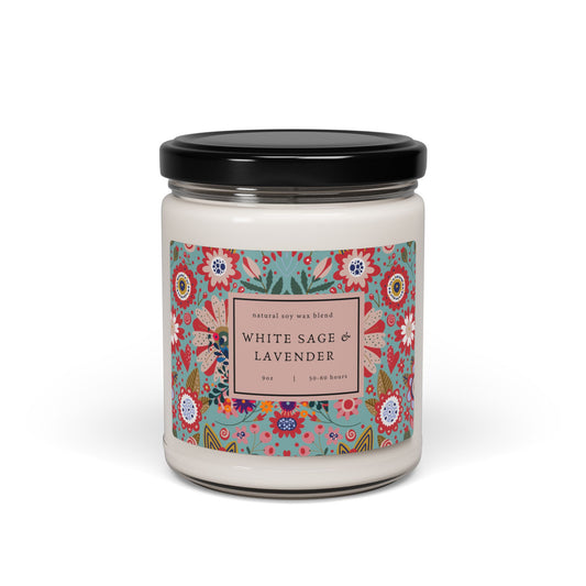 Scented Candle| Aromatherapy candle| Gift for friends|Birthday gift idea| Self-care gift| floral candle | Relaxing gift|Eco-friendly gift