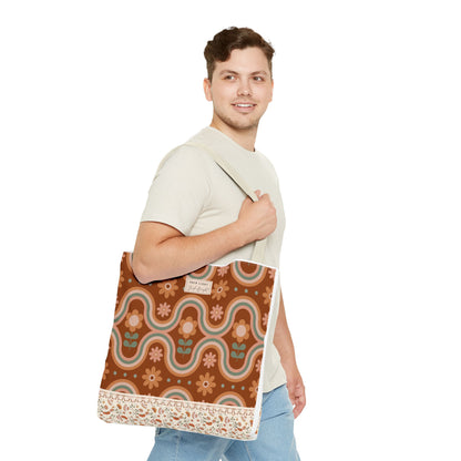Tote Bag| Gift bag| Gift for her| Unique gift idea| Floral bag| Designed tote bag|Personalized tote| Gift for fashion lovers|